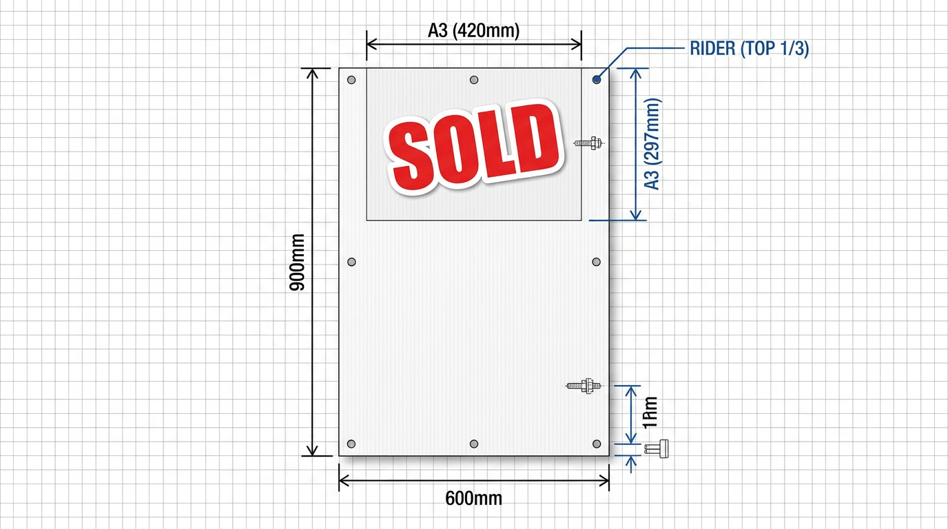 Real Estate SOLD Stickers in Australia